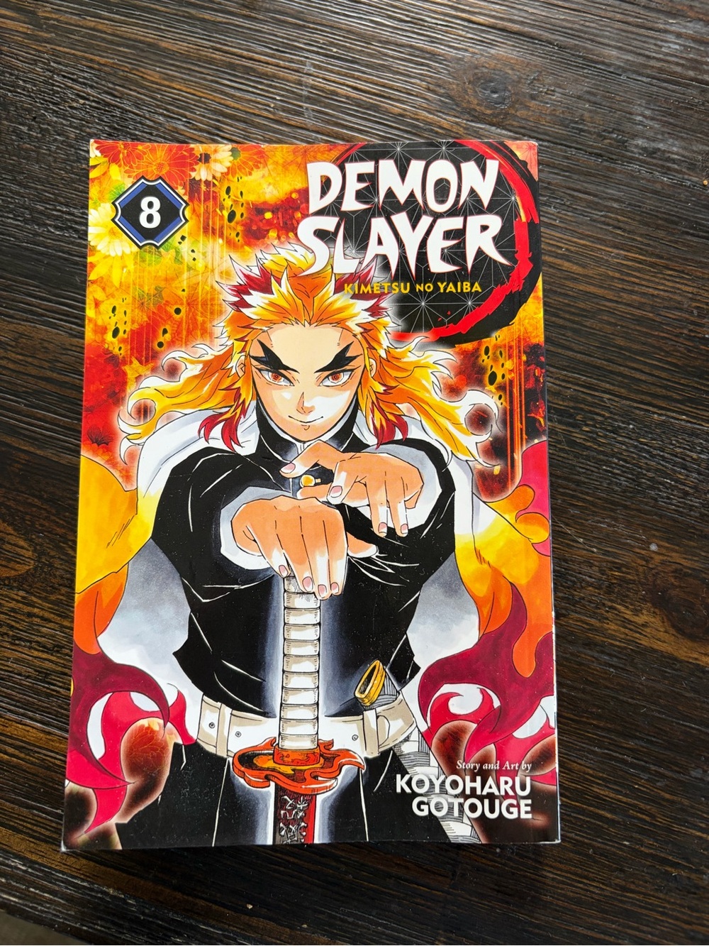 Demon Slayer Kimetsu No Yaiba Vol 8 Manga Book Koyoharu Gotouge English
